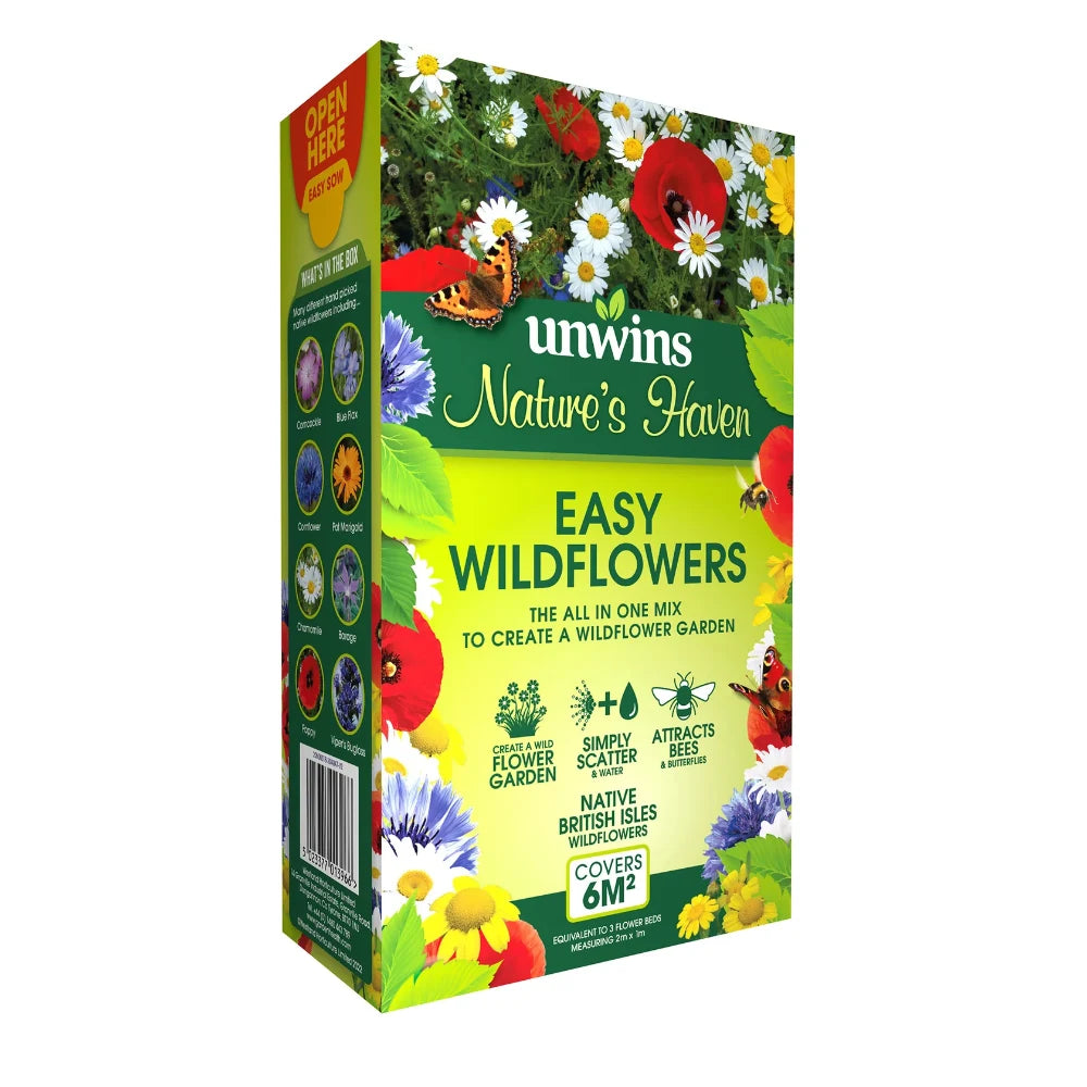 Unwins Nature's Haven Easy Wildflower Seed Mix 1.2kg | 20500318