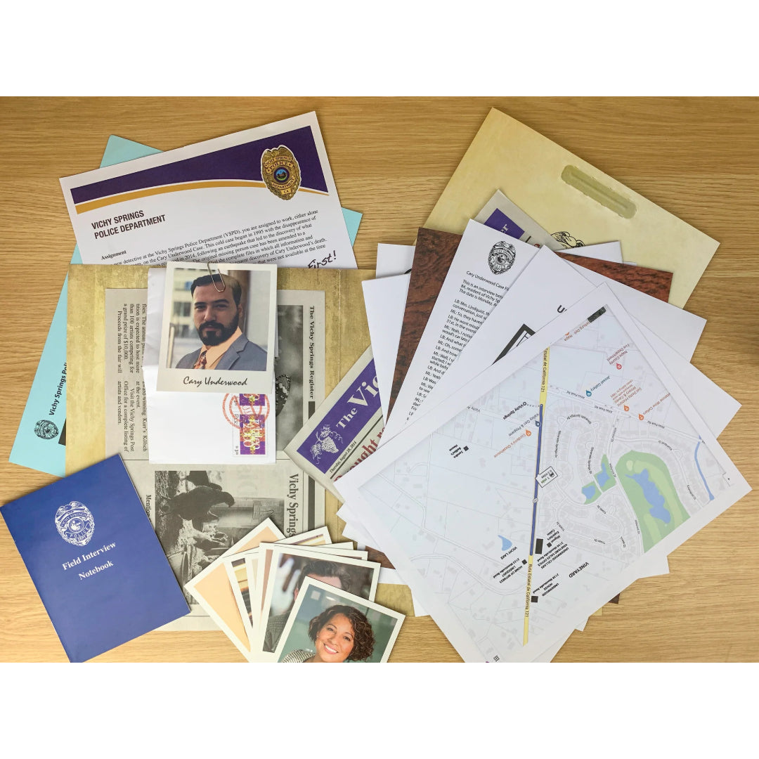 Murder Mystery Party Case Files - Underwood Cellars Game | 08480