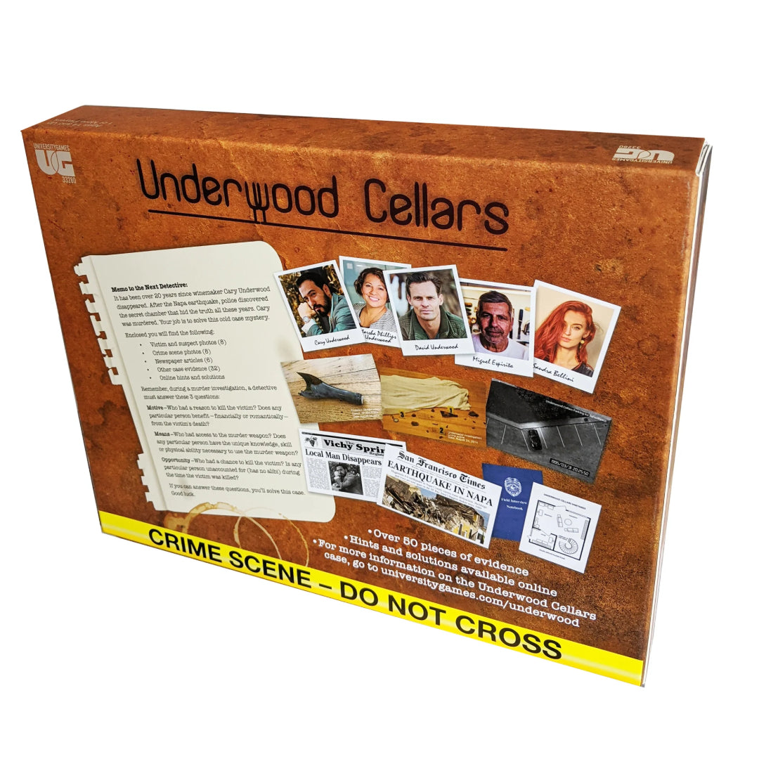 Murder Mystery Party Case Files - Underwood Cellars Game | 08480