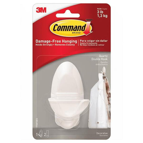 Command Double Hook Quartz | 3M17087Q
