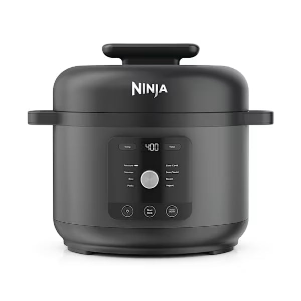 Ninja HyperHeat 6L 9-in-1 Pressure and Rice Multi Cooker - Black | PC201UK