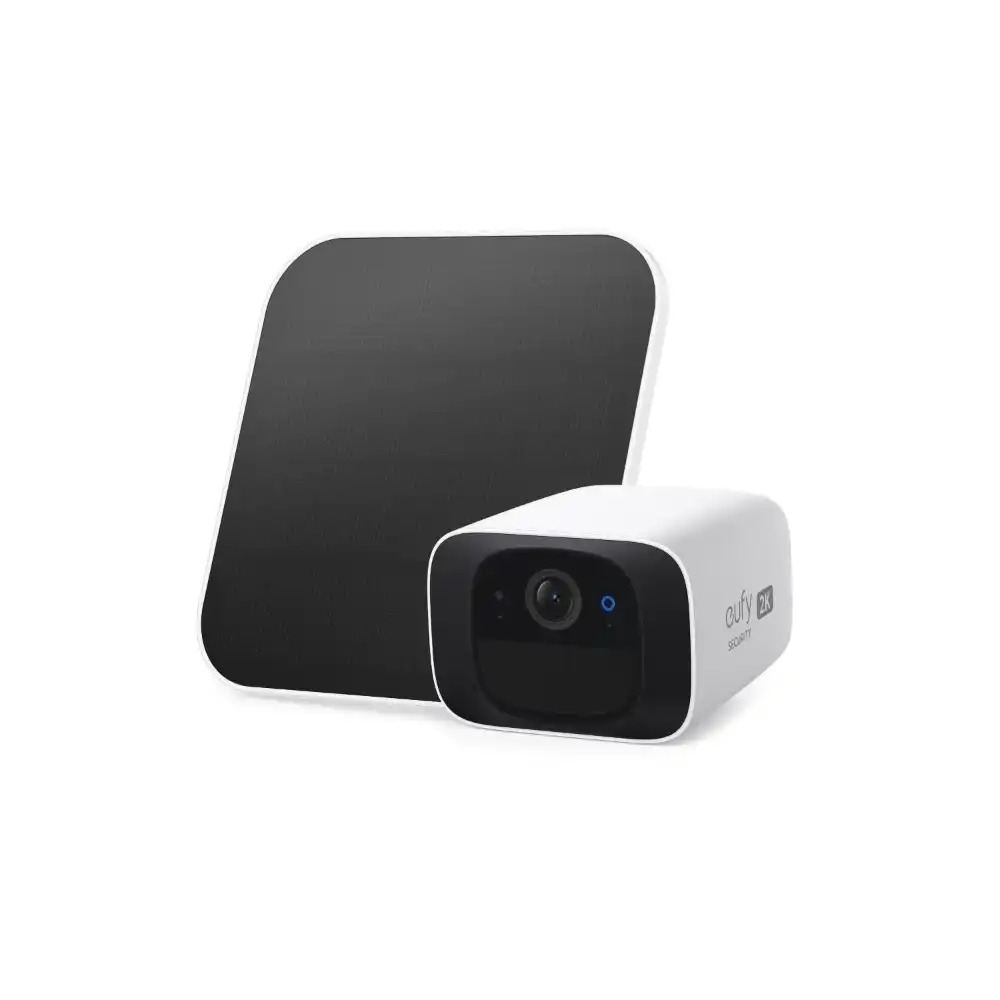 Eufy C210 2K Security Camera with Solar Panel - White | E8B00324