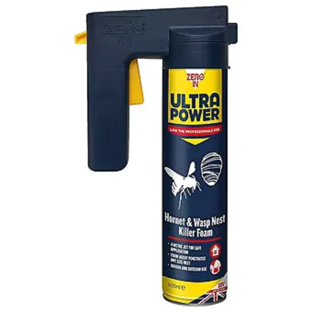 Zero In Ultra Power Hornet and Wasp Nest Killer Foam 600ml | ZER556