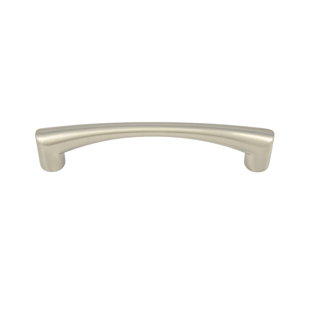 Satin nickel chunky D cabinet handle - 128mm | 0030210