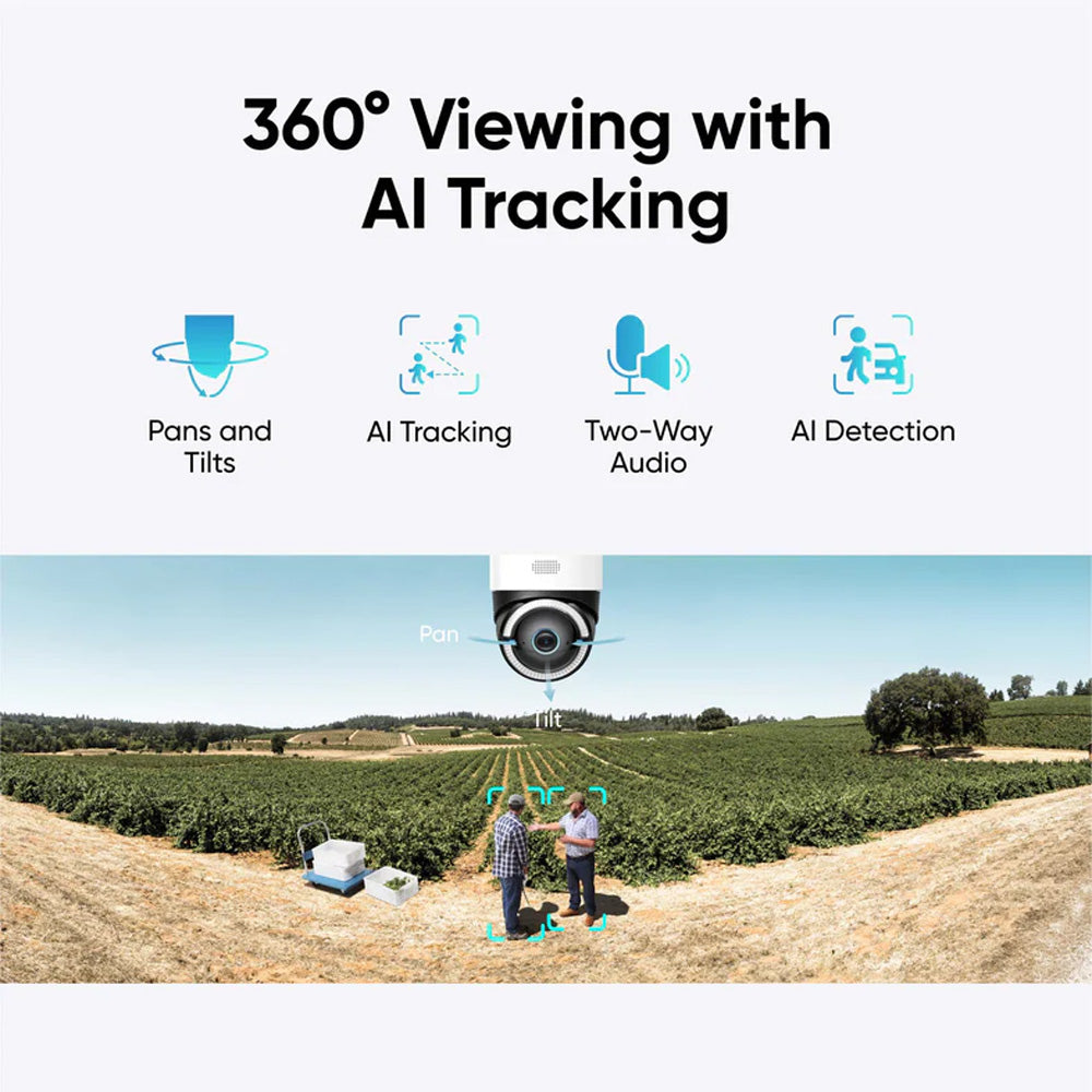 Eufy 4G LTE Cam S330 Outdoor Camera with Solar Panel ( Sim Card Camera ) - White | T86P2321