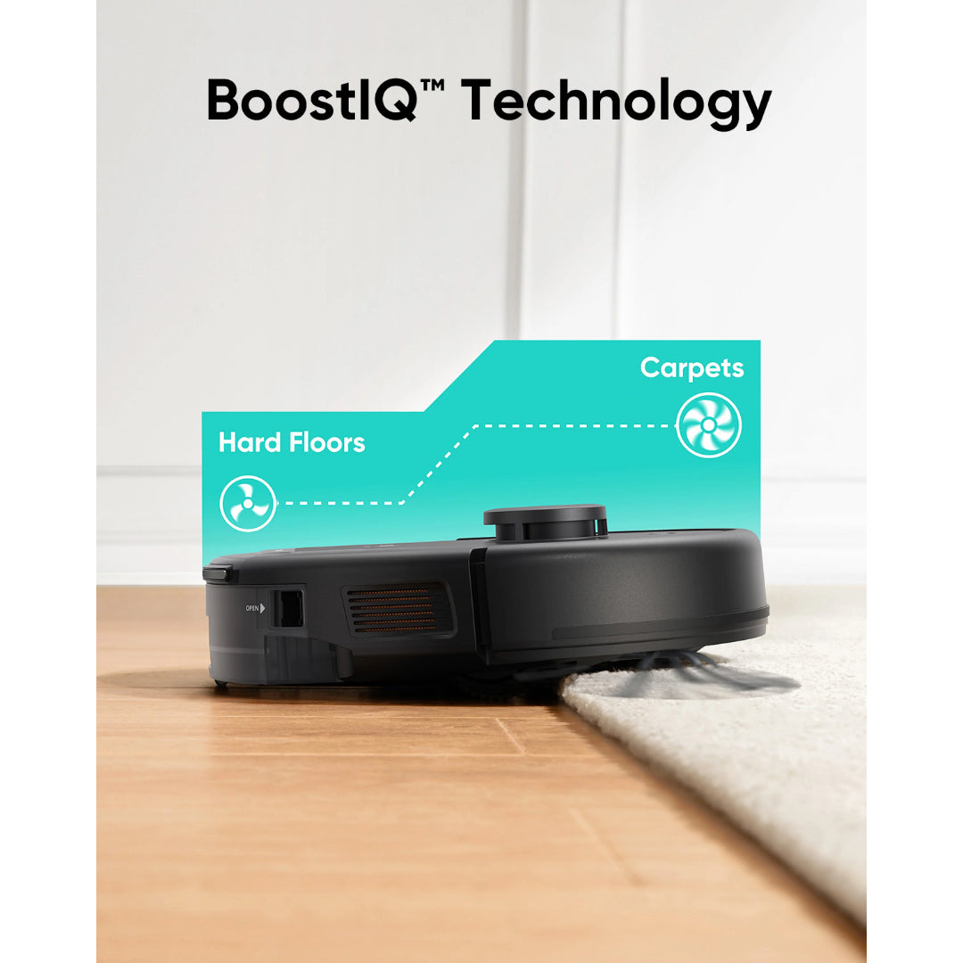 Eufy L60 Hybrid Robot Vac Vacuum with Mop Pad & Self Empty Station - Black | T2278V11