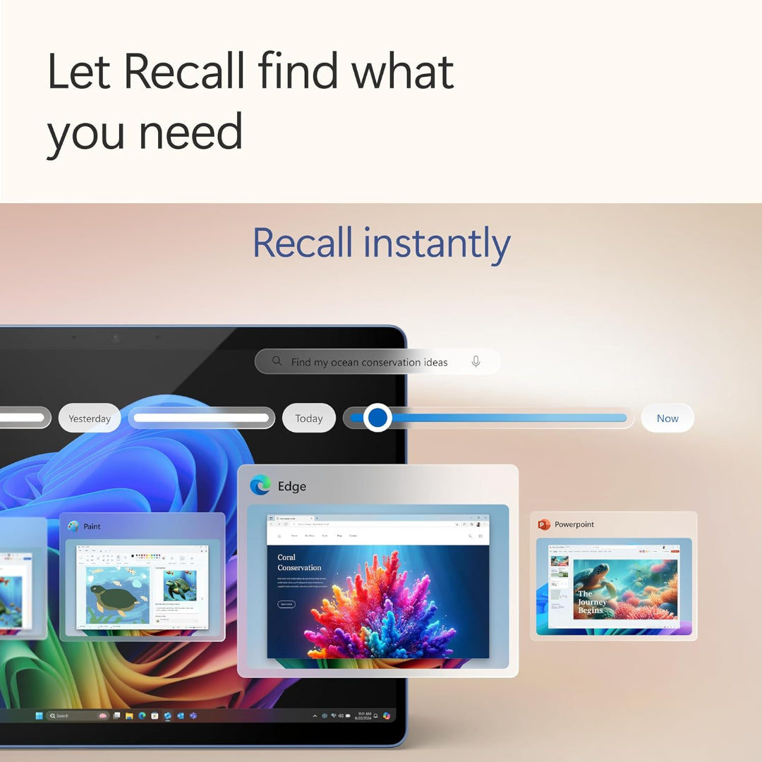 Microsoft Surface Pro Copilot+ PC 13.8 Inch Touchscreen Snapdragon X 16GB 256GB - Platinum | ZHX-00003