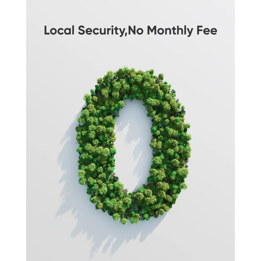 Eufy C210 2K Security Camera with Solar Panel - White | E8B00324