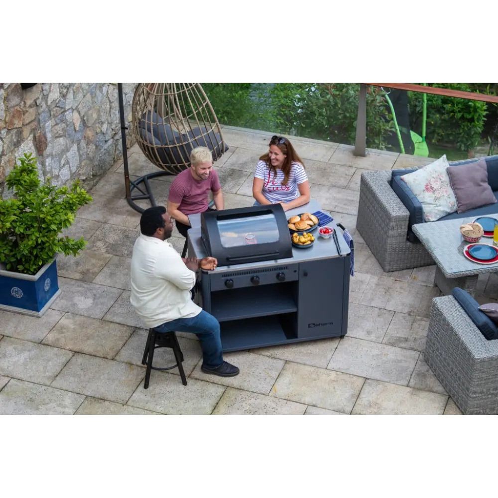 Sahara Arke 3 Burner Gas BBQ