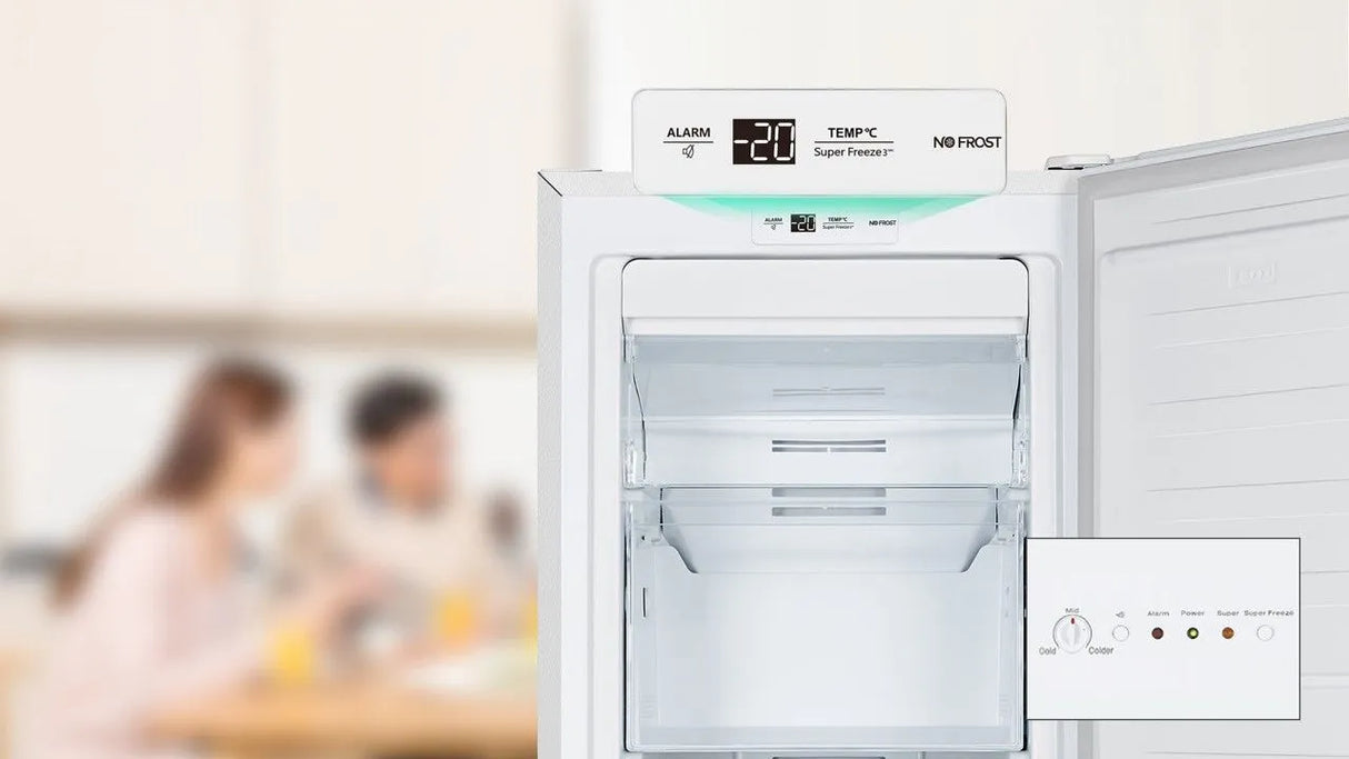 Hisense 172cm Tall Freezer - Stainless Steel | FV298N4ACE