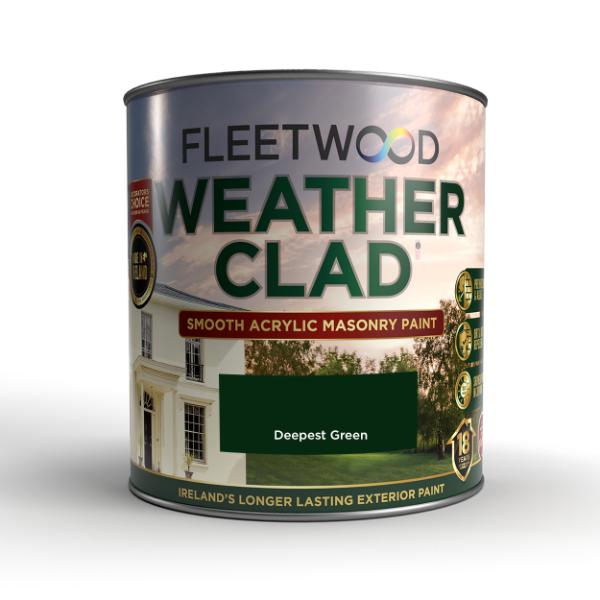 Fleetwood Weatherclad Masonry Paint 5 Litre - Tudor Brown | XWC50TU