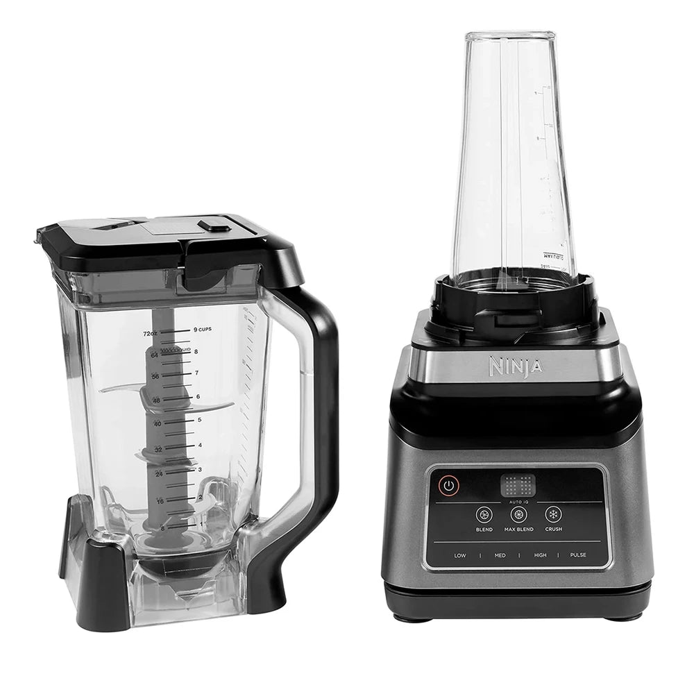 NINJA 2-in-1 Blender 1200W - Black & Silver | BN750UK
