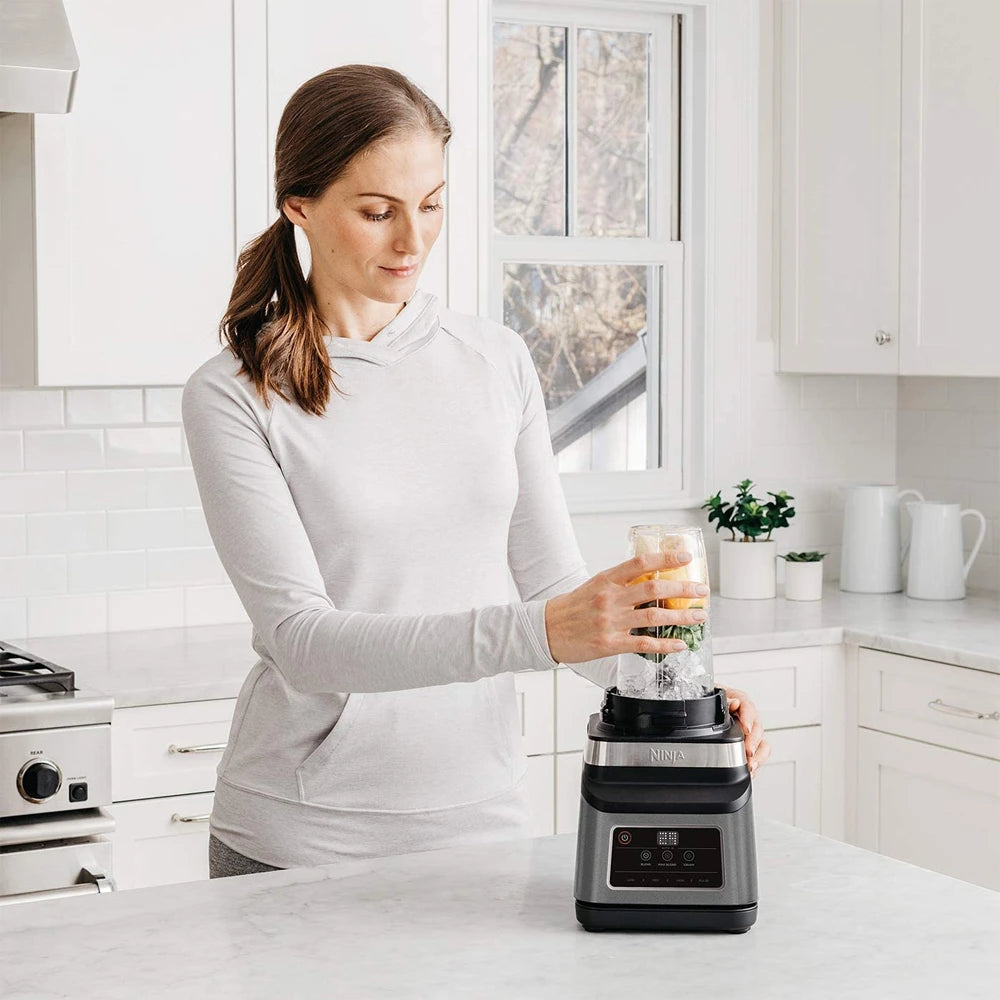 NINJA 2-in-1 Blender 1200W - Black & Silver | BN750UK