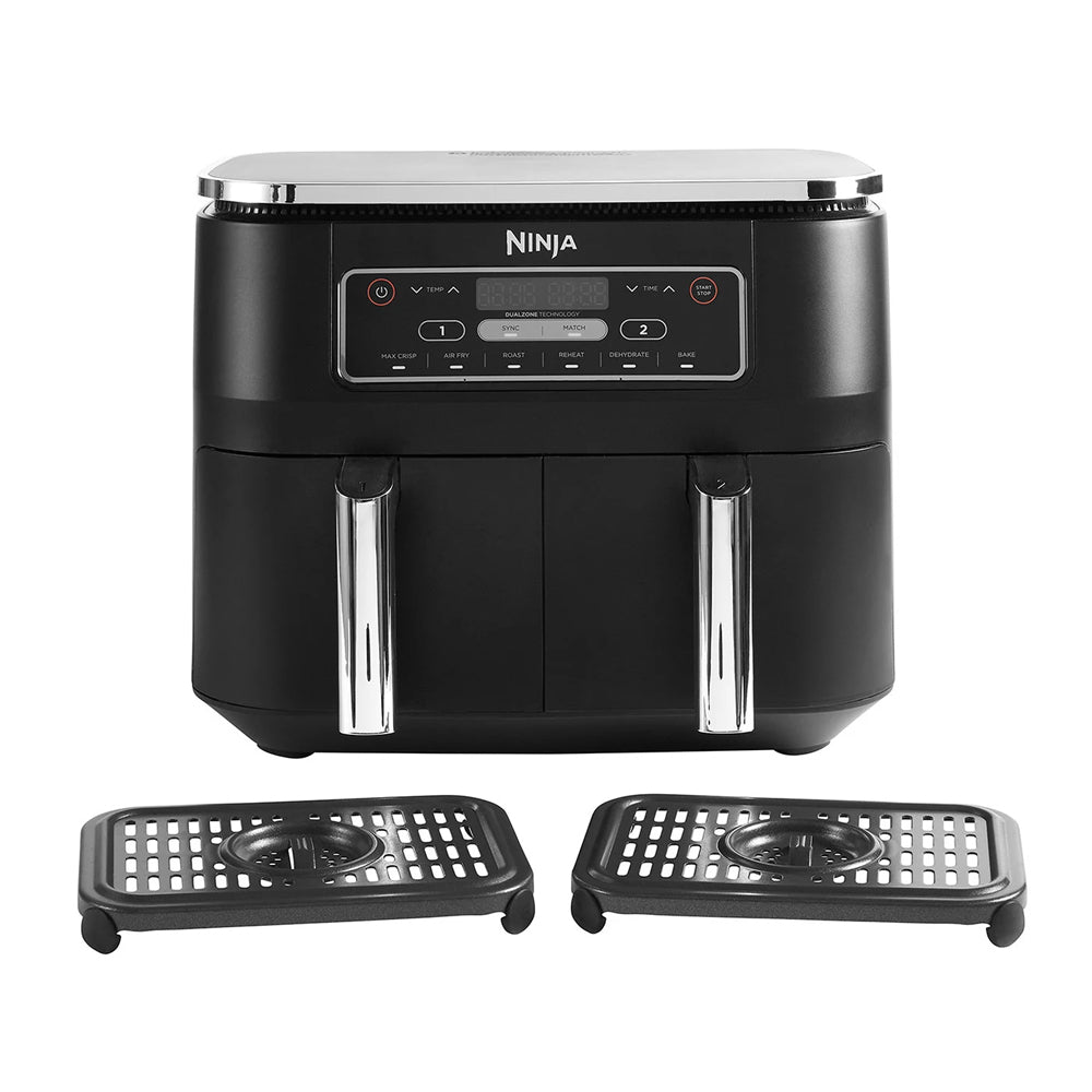 Ninja Dual Zone Air Fryer 7.6L 2400W - Grey | AF300UK