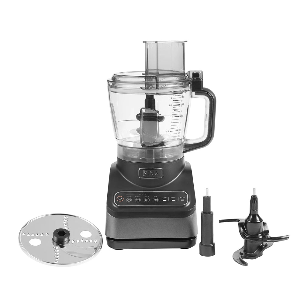 Ninja 2.1 Litre Food Processor With Auto IQ 850W - Grey | BN650UK