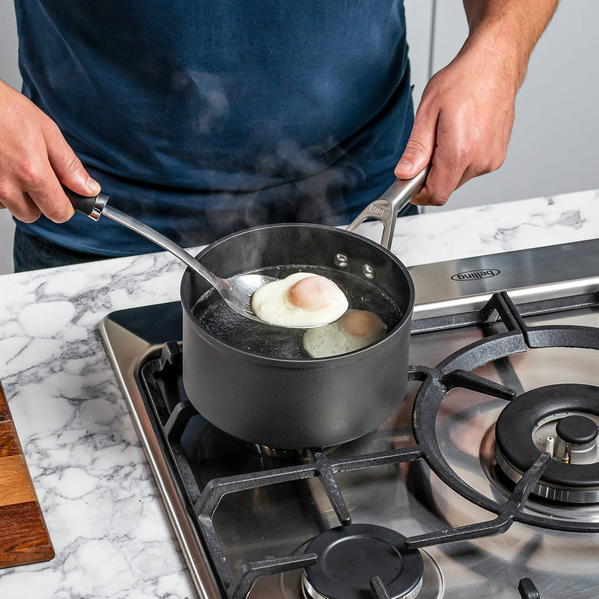 NINJA Foodi Zero Stick 3 Piece Saucepan Set - 16cm, 18cm And 20cm Saucepans (6 Piece) | C33000UK