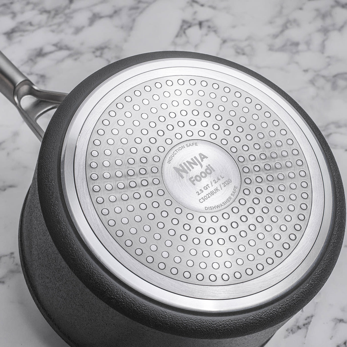 Ninja Foodi 5 Piece Zerostick Saucepan Set - Grey | C35000UK