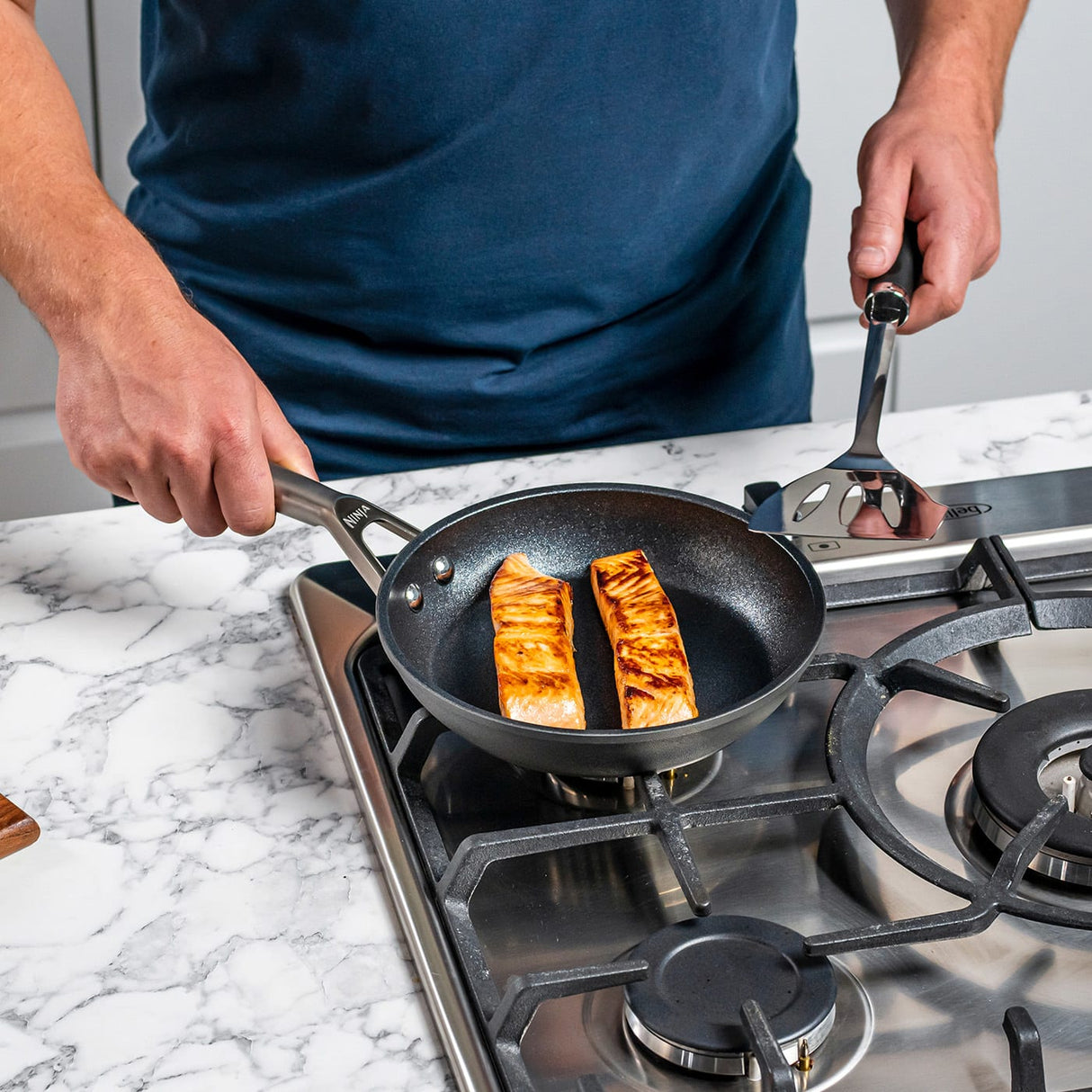 Ninja Foodi 5 Piece Zerostick Saucepan Set - Grey | C35000UK