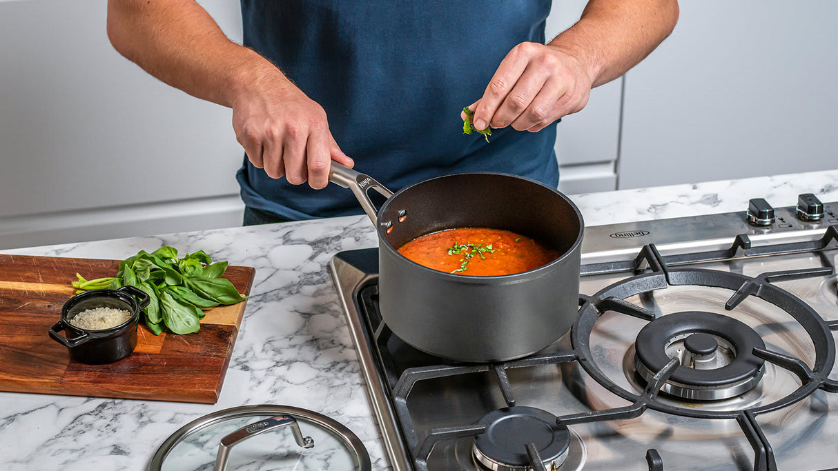 Ninja Foodi 5 Piece Zerostick Saucepan Set - Grey | C35000UK