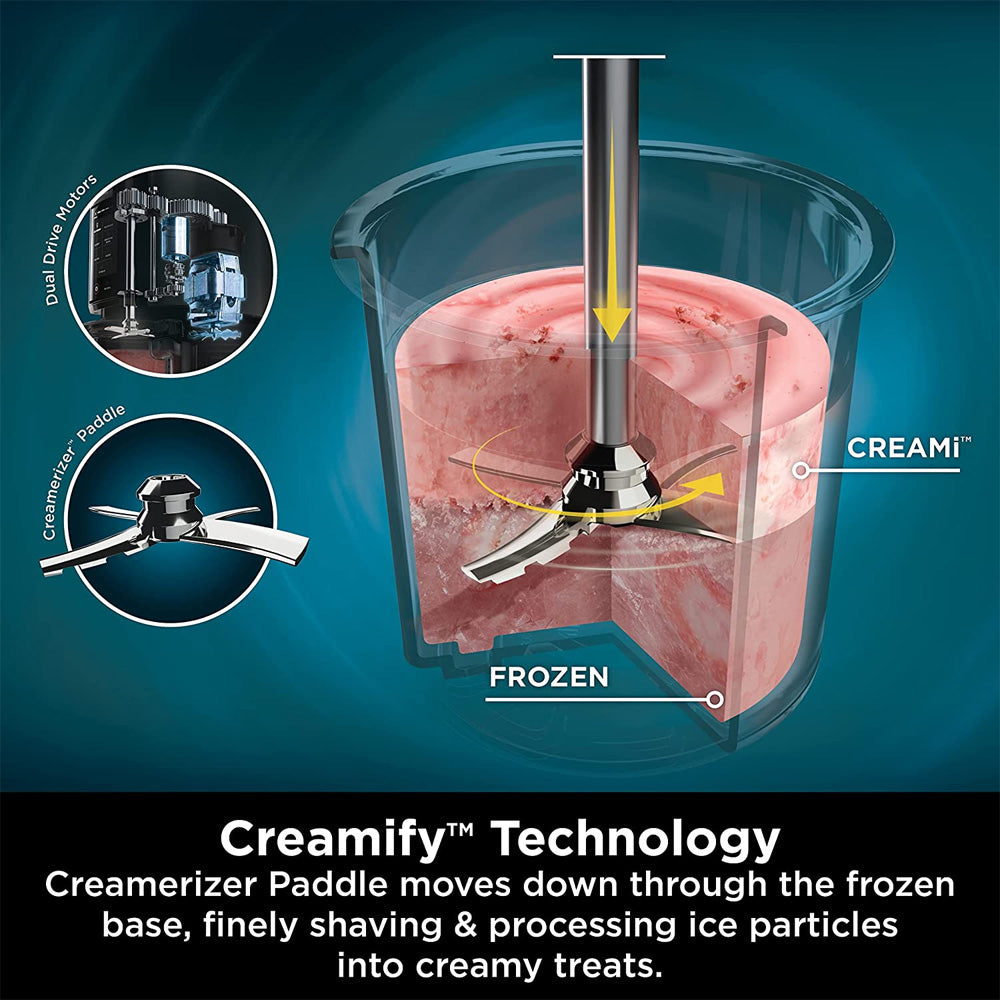 Ninja Creami Ice Cream & Frozen Dessert Maker - Black & Silver | NC300UK