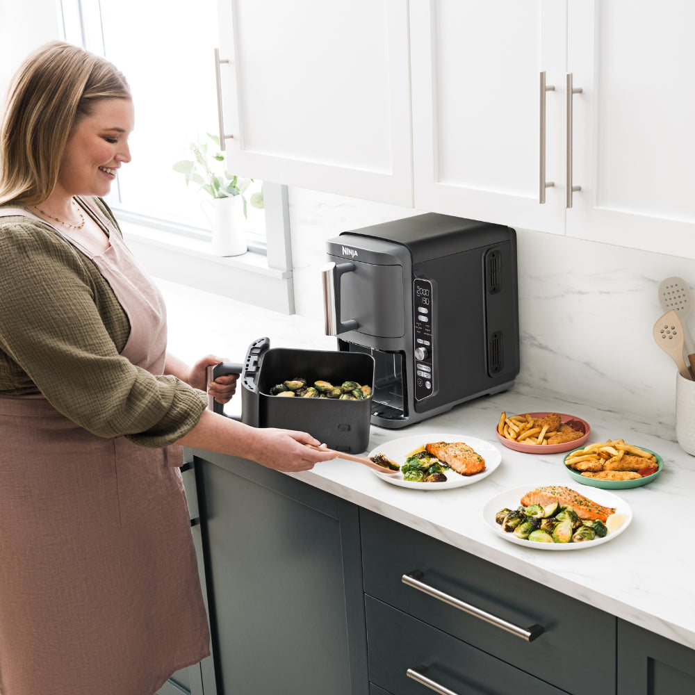 Ninja Double Stack XL Air Fryer 9.5 Litre 2 Drawer | SL400UK