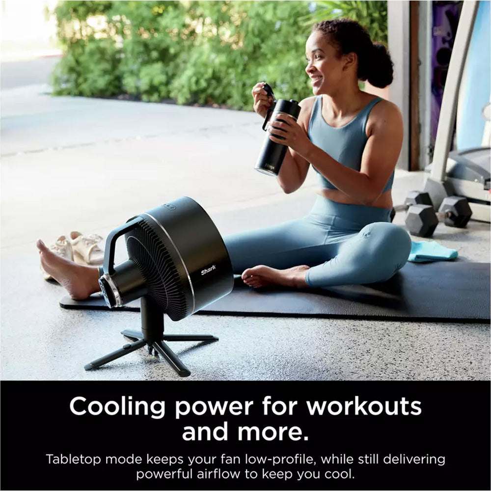 Shark FlexBreeze High Velocity Hybrid Cordless & Corded Fan - Black | FA220UK