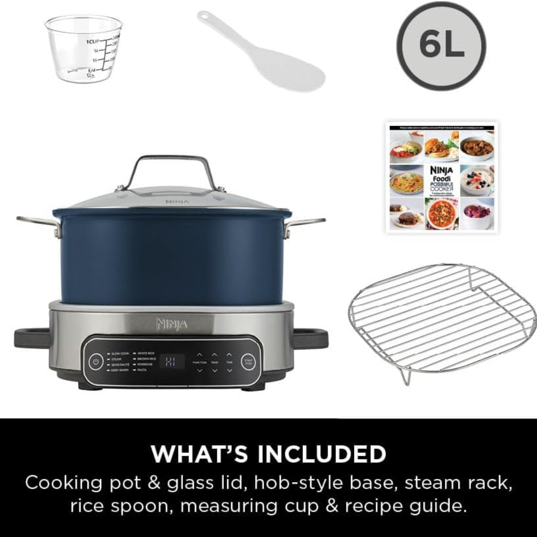 Ninja Foodi 8 Mode 6 Litre Possible Cooker Rice and Slow Cooker | MC1101UK