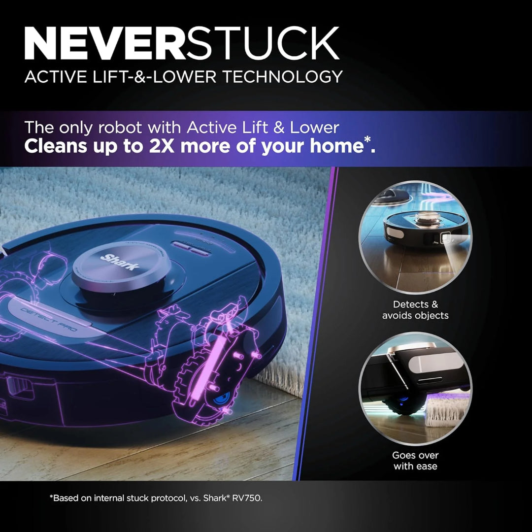 Shark PowerDetect Self Empty Robot Vac Vacuum | RV2820VEUK