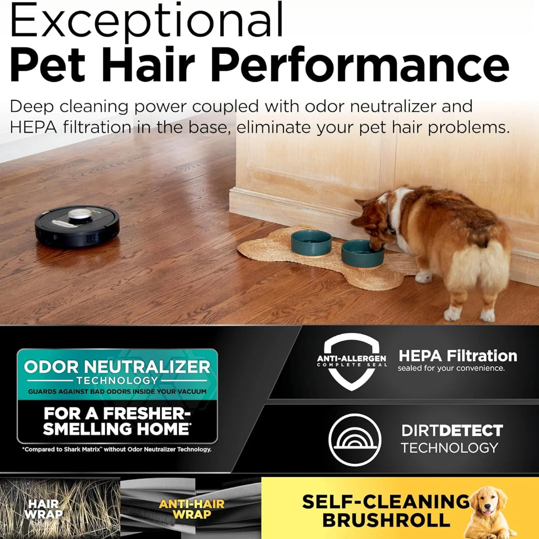 Shark PowerDetect Self Empty Robot Vac Vacuum | RV2820VEUK