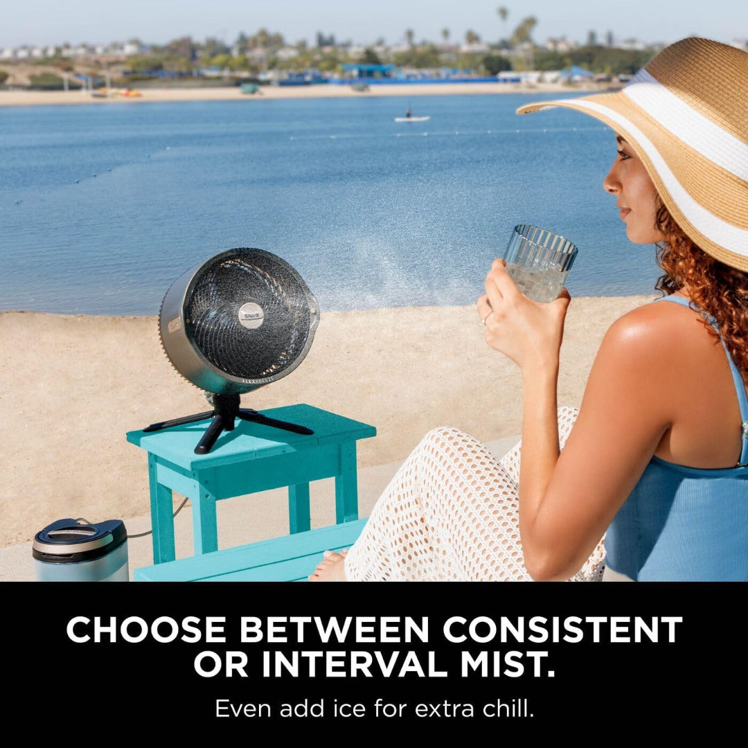 Shark FlexBreeze Pro Mist Indoor & Outdoor Fan & Outdoor Misting System | FA300UK