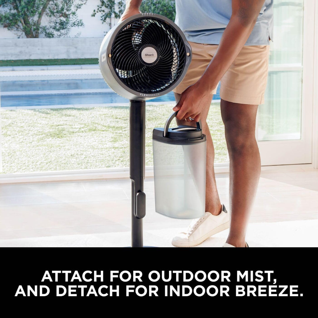 Shark FlexBreeze Pro Mist Indoor & Outdoor Fan & Outdoor Misting System | FA300UK