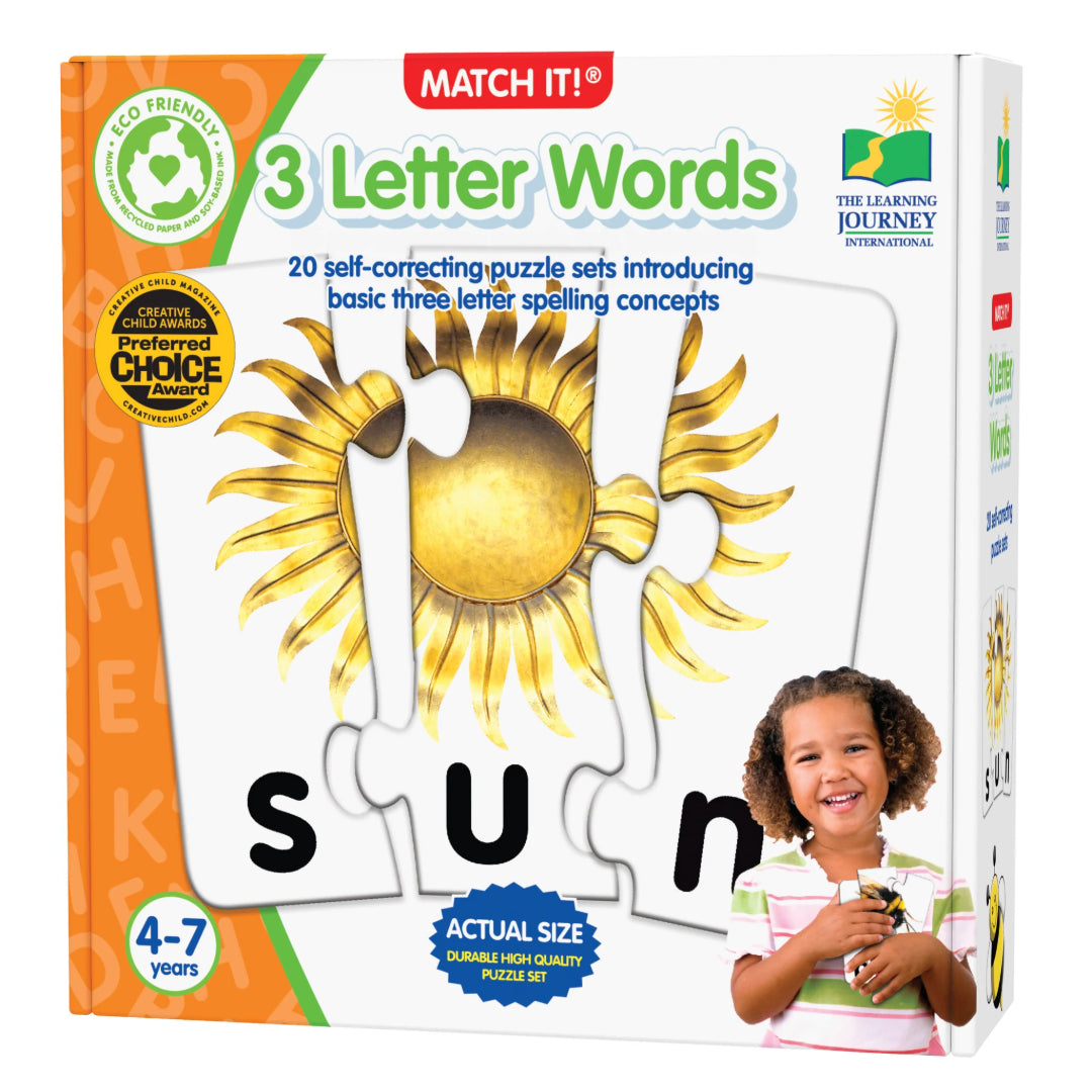 The Learning Journey Match It! - 3 Letter Words | U113653