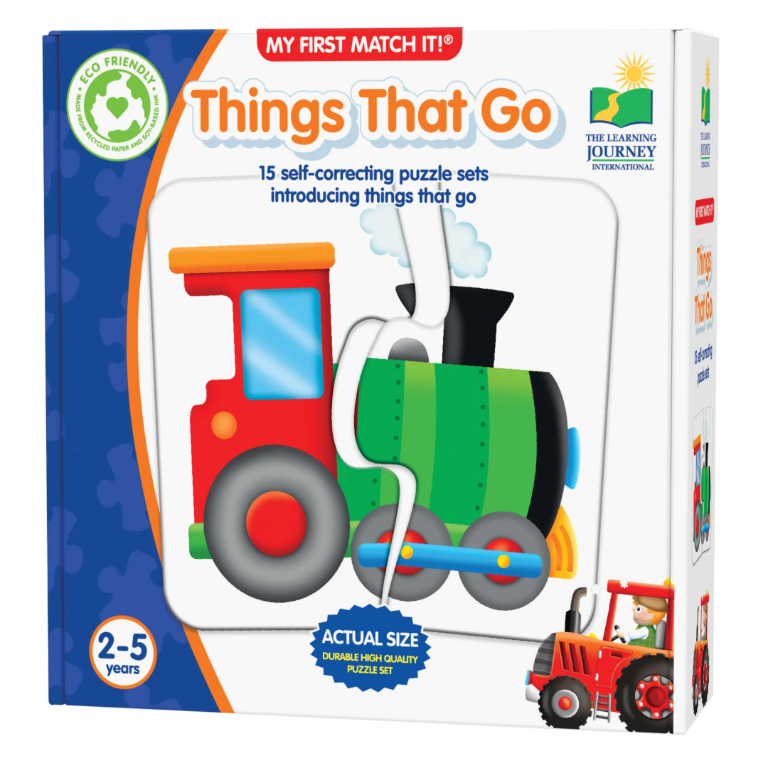 University Games My First Match It! Things That Go Jigsaw Puzzle | U115268