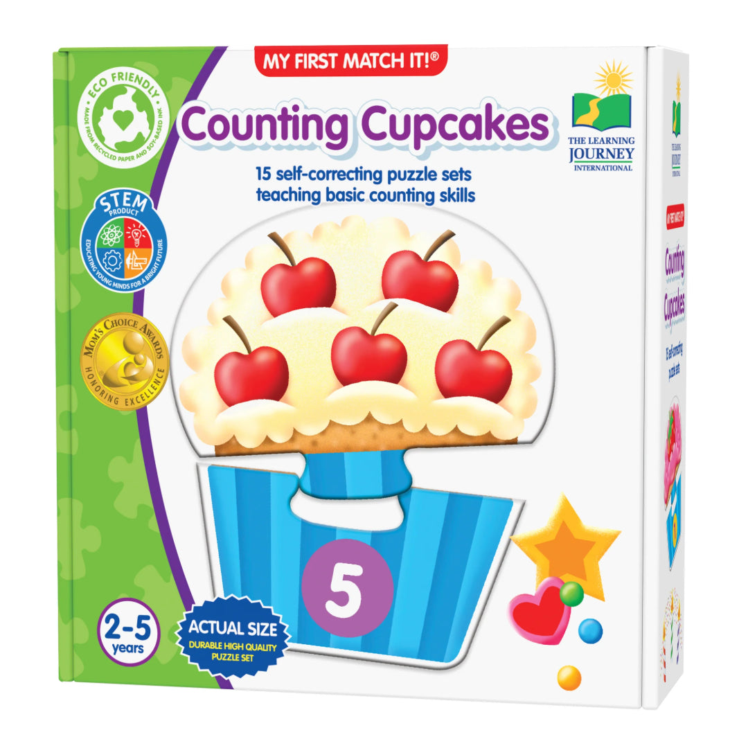 University Games My First Match It! Counting Cupcakes Jigsaw Puzzle | U116449