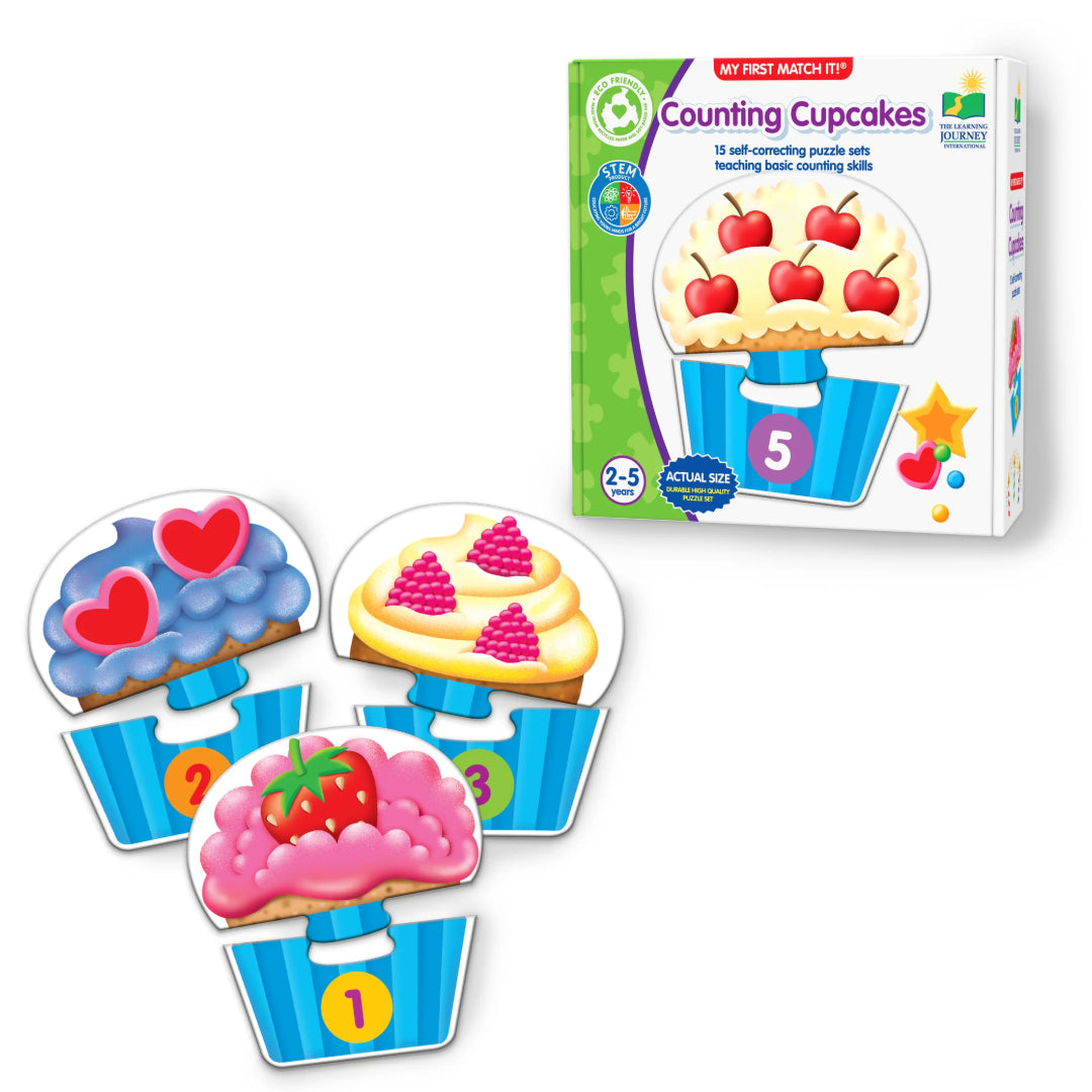 University Games My First Match It! Counting Cupcakes Jigsaw Puzzle | U116449