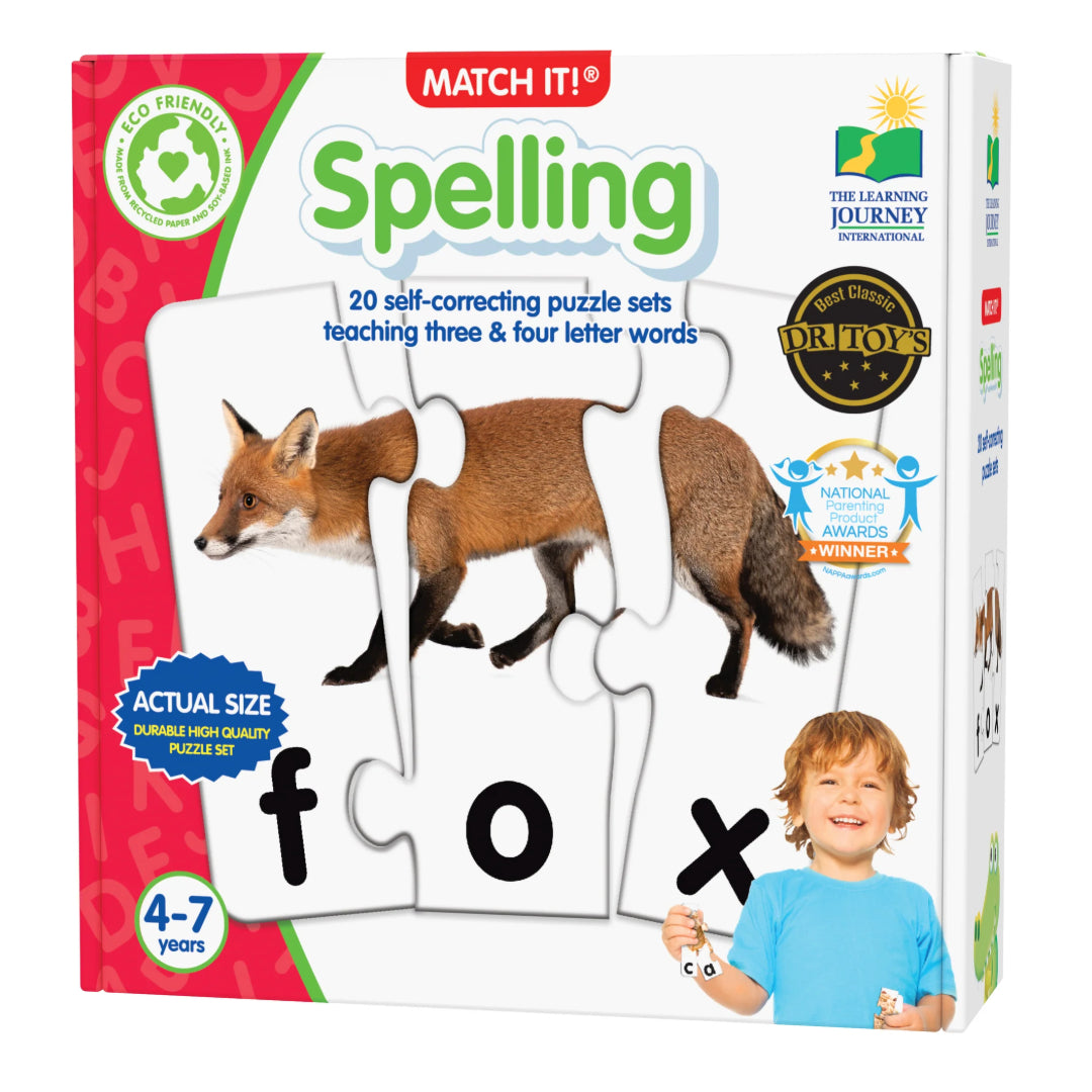 University Games Match It! Spelling Jigsaw Puzzle | U119648