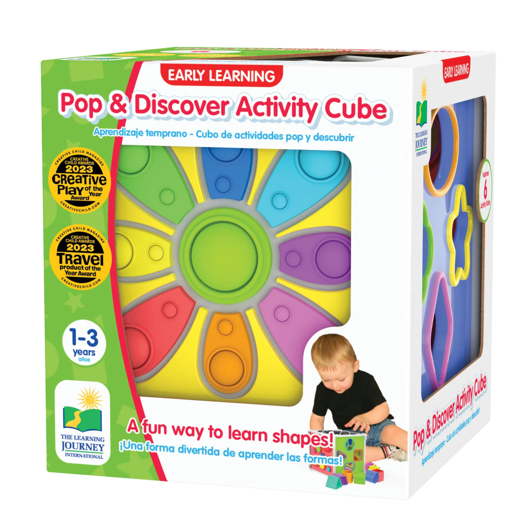University Games Pop And Discover Activity Cube Educational Game | U160381