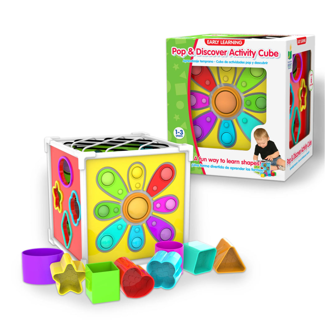University Games Pop And Discover Activity Cube Educational Game | U160381
