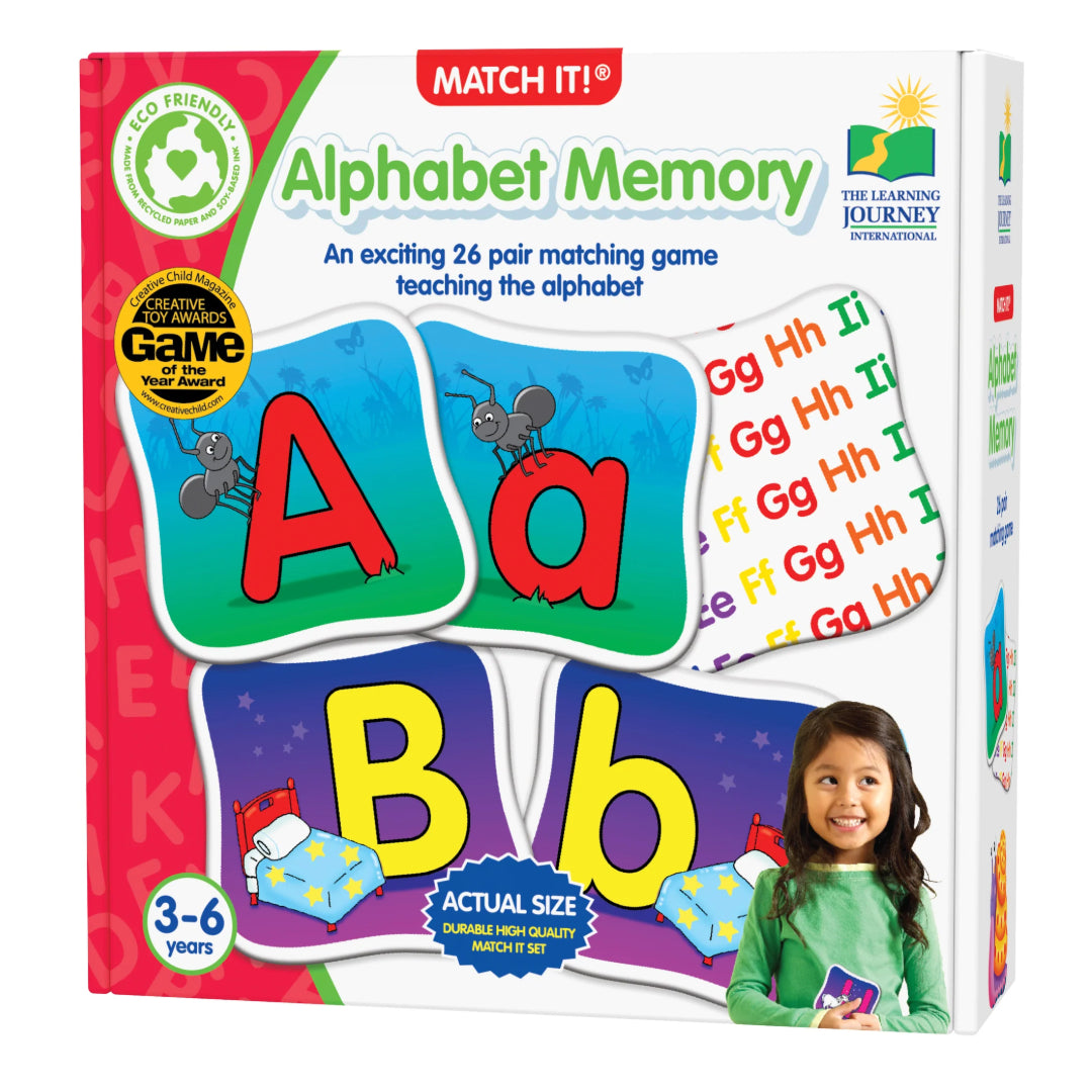 The Learning Journey Match It! Alphabet Memory Game | U192474