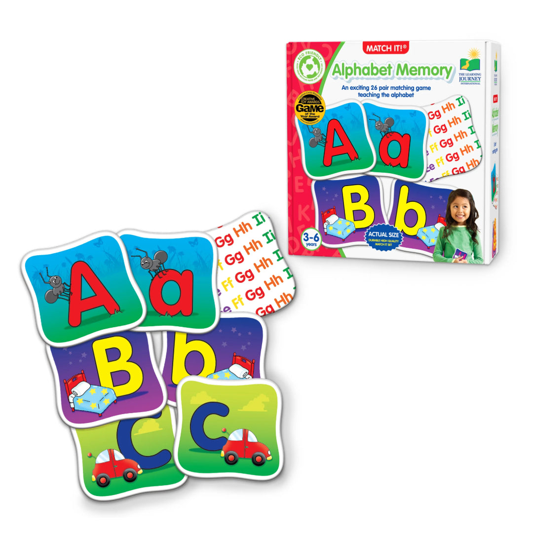 The Learning Journey Match It! Alphabet Memory Game | U192474