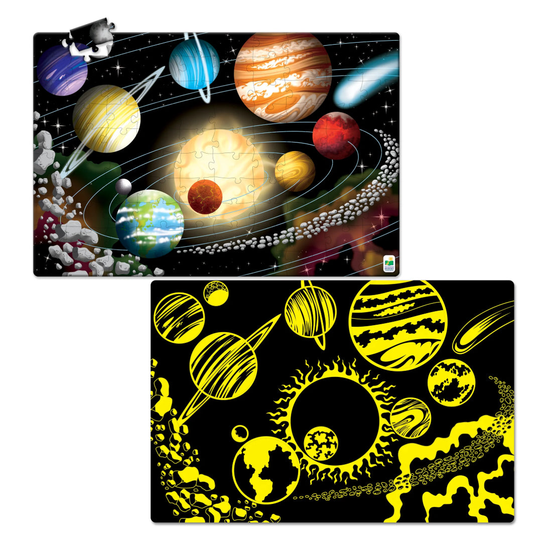 University Games Jigsaw Puzzle Doubles - Glow In The Dark - Space | U782545