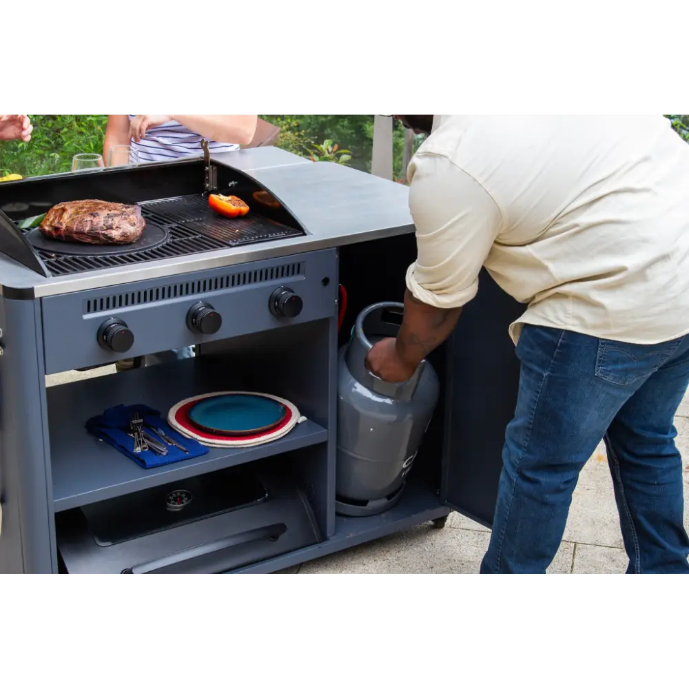 Sahara Arke 3 Burner Gas BBQ