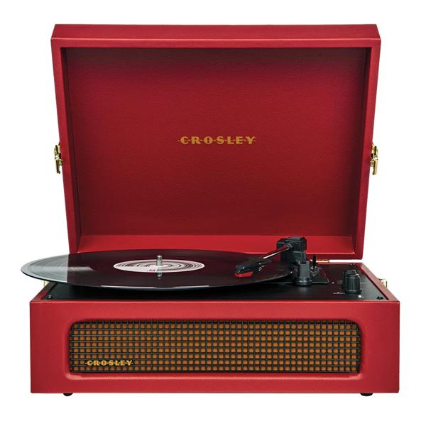 Voyager Bluetooth Vinyl Turntable Player - Burgundy