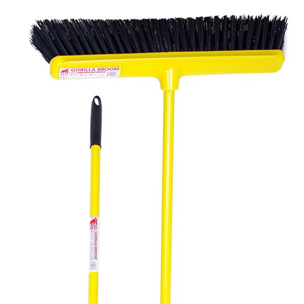 Gorilla Soft Bristle Broom 50cm - Yellow | Complete Brush