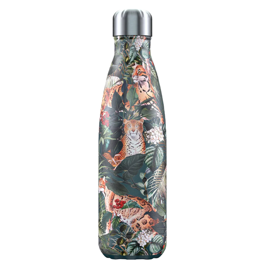 Chillys Water Drinking Bottle 500ml - Leopard | B500TRLPL