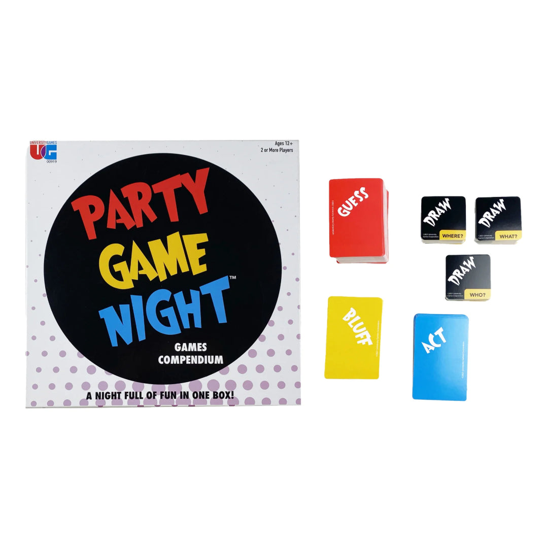 University Games Party Game Night Games Compendium | U00919