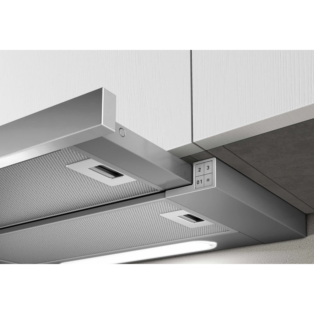 Elica 90cm Elite 14 Telescopic Cooker Hood - Stainless Steel | ELITE1490