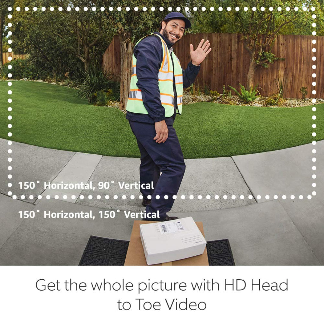 Ring Smart Video Doorbell Pro 2 Plug-In ( Camera Door Bell ) - Satin Nickel | B086QLM9BV