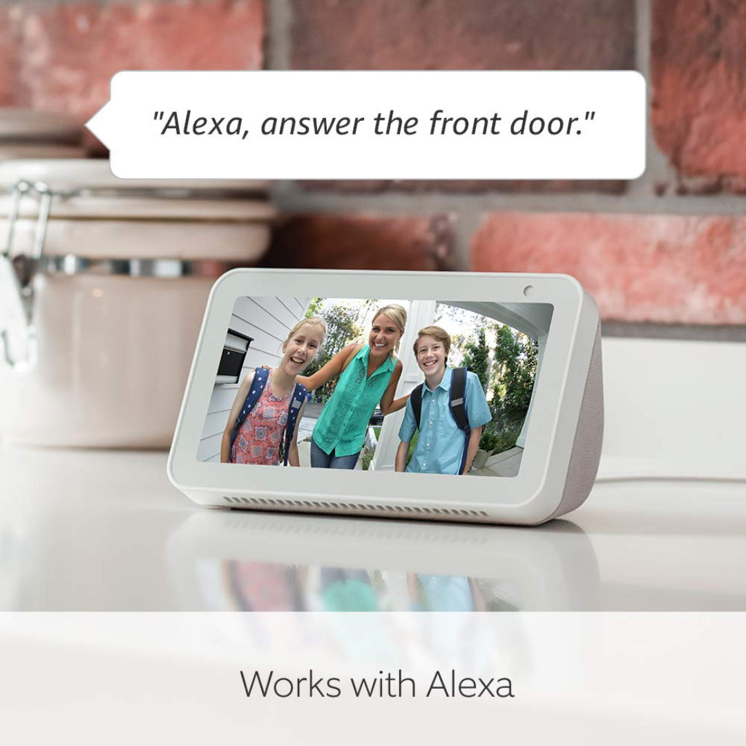 Ring Smart Video Doorbell Pro 2 Plug-In ( Camera Door Bell ) - Satin Nickel | B086QLM9BV