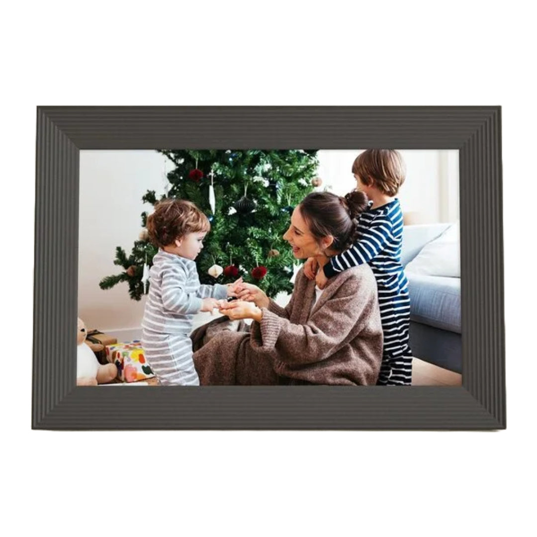 Aura Carver 10.1 Inch Wifi Digital Photo Picture Frame - Gravel | UKA900-BLK